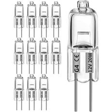 G4 Halogen Pærer 20W 12V - Varm Hvid - 12 Pakning 20W 12pcs