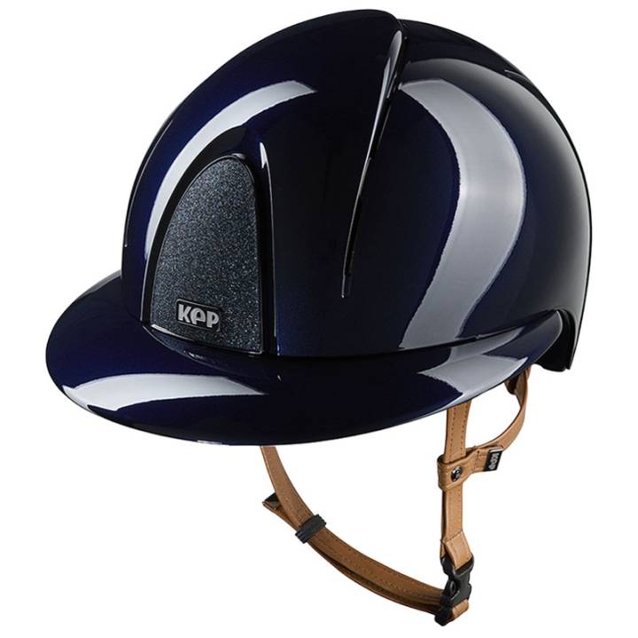 Ridhjälm Smart Nova Metal Polish Polo Star Beige Strap Marinblå/Marinb (L (59-62cm))