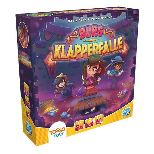 Space Cow, slott skramlande fälla, barnlek, Dungeon Crawler, 2-4 spelare, från 6+ år, 20+ minuter, tysk