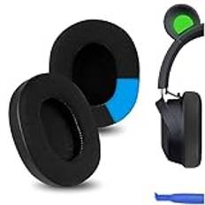 Geekria Sport kylgel ersättningsöronkuddar för Razer Kraken V4/V4X/Kitty V2 Pro, Barracuda/Barracuda X hörlurar öronkuddar, reparationsdelar (svart)