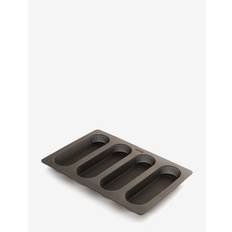 LEKUÉ Bageform T/4 Baguettes Mikro-Perforeret |Svart |One Size
