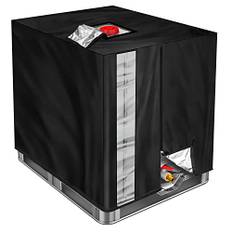 Ibc Tanktskydd, 1000 l Ibc Container-Skydd, Presenning för Vattentank, Skyddande Hölje Ibc-Tank Med Fönster, Skyddspresenning för Regnvattentank Ibc-Behållare (120 x 100 x 116 cm)