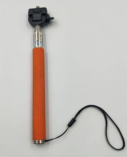Stativ monopod selfie stick bluetooth med knapp selfie stick för android os för iphone 6 7 8 plus ios - orange / Stick clip kontroll