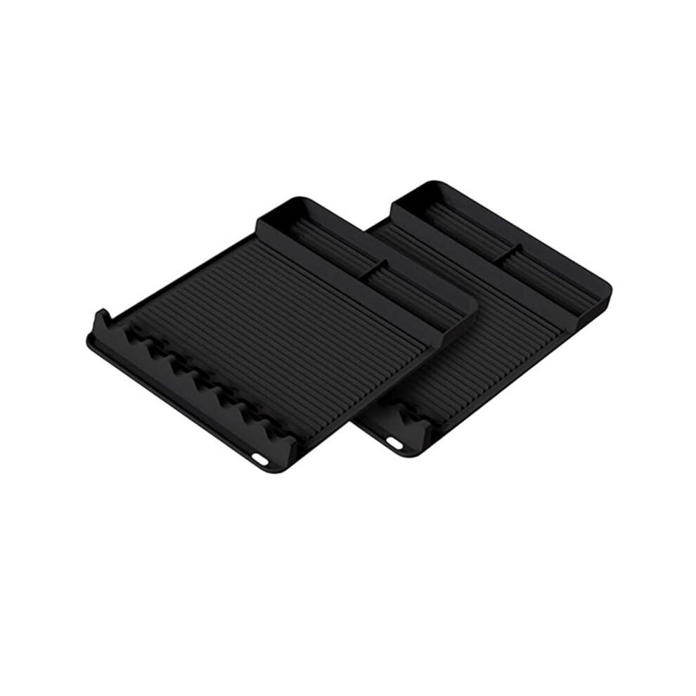 Silicone Grill Mat Non-Slip Tool Mat with Sauce Drip Pad & Wavy Grip,Outdoor BBQ Accessories & Gifts for Men,Grilling