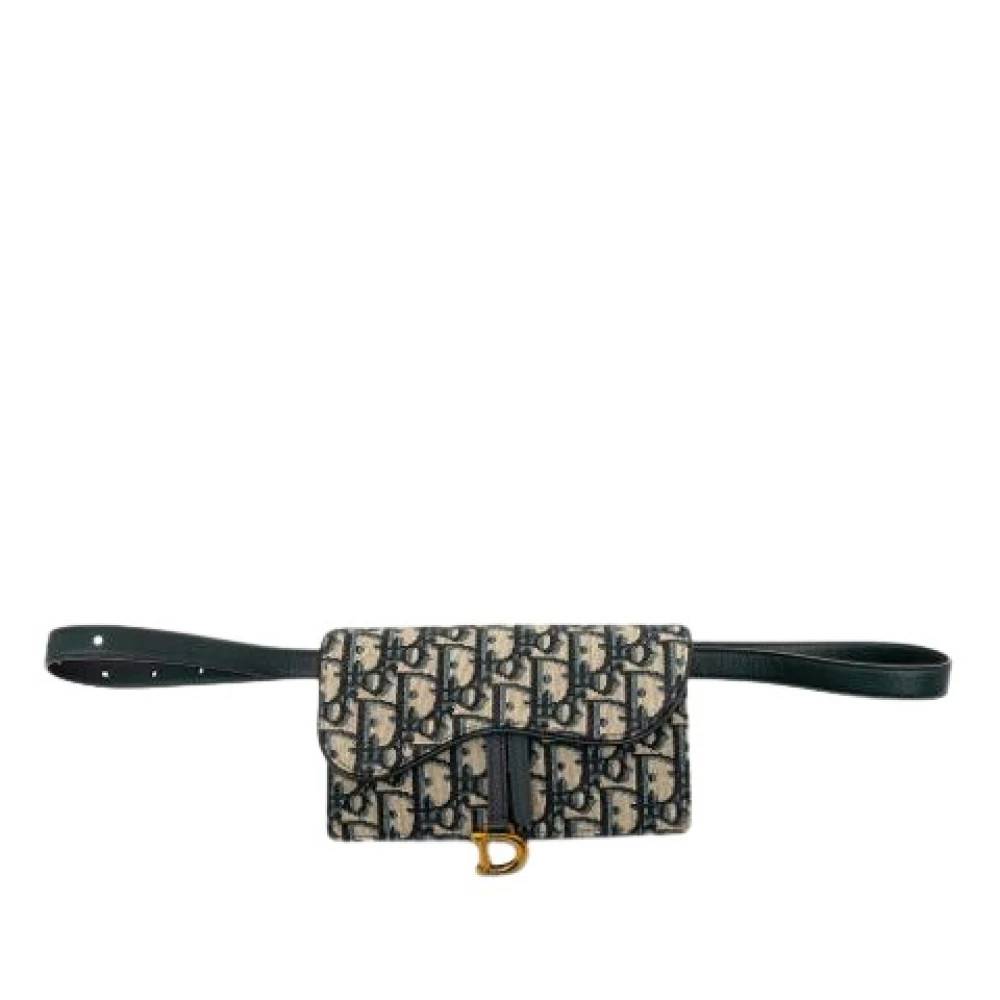 Dior Vintage Pre-owned Vintage Bumbag - Vintage - Dame - Blå - ONE SIZE - Uld