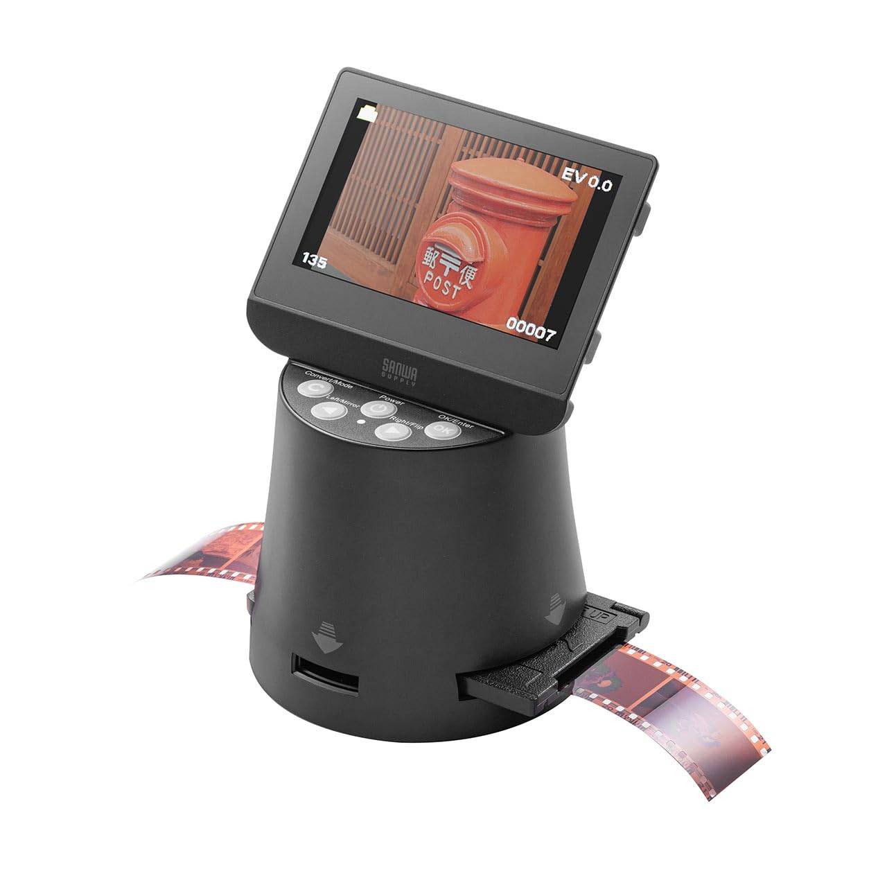 Sanwa Direct Film Scanner APS Negative Positive Digitization 35mm 8mm HDMI Output Negative Scanner 400-SCN066