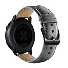 AISPORTS kompatibel med Samsung Galaxy Watch Active 40 mm remmar läderarmband smart klocka reservarmband för Samsung Galaxy Watch Active 40 mm SM-R500/Galaxy Watch 42 mm SM-R810/R815