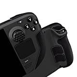 PlayVital Anti-glid Skins Sticker Grip för Steam Deck LCD-Svart