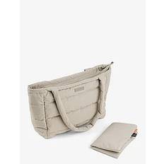 Quilted changing tote bag Sand