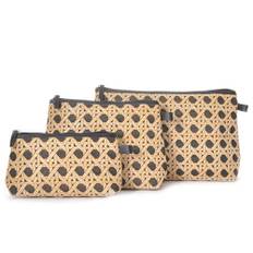 Ceannis - Väska Cosmetic Rattan Straw Collection (STORLEK: Medium)
