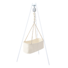 Baby Cradle with cradle bouncer & stand UK
