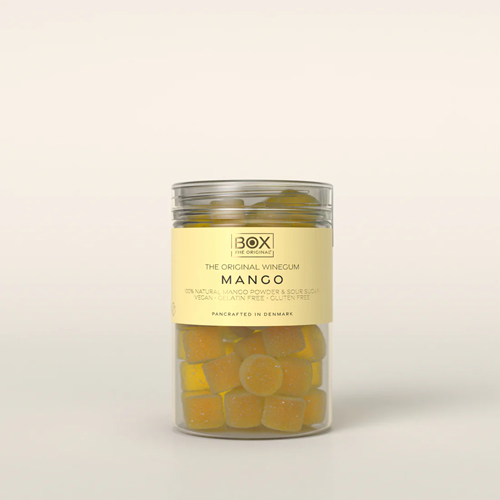 Box The Original - JUST THE WINEGUM - MANGO - 100 % VEGAN 170g.