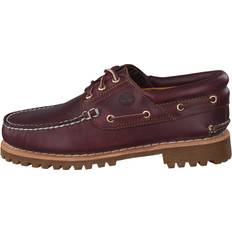 Authentics 3 Eye Classic Burgundy Pull Up, Male, Skor, Kängor och Boots, loafers, Lila, EU 50 (EU 50)