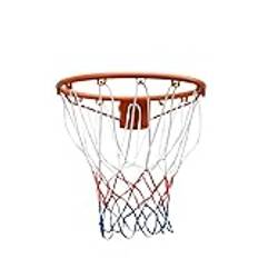 VONCYKI Multifunktionell basketkant i stål förtjockad stabil basketring slitstark baskettillbehör basketring (35 cm A)