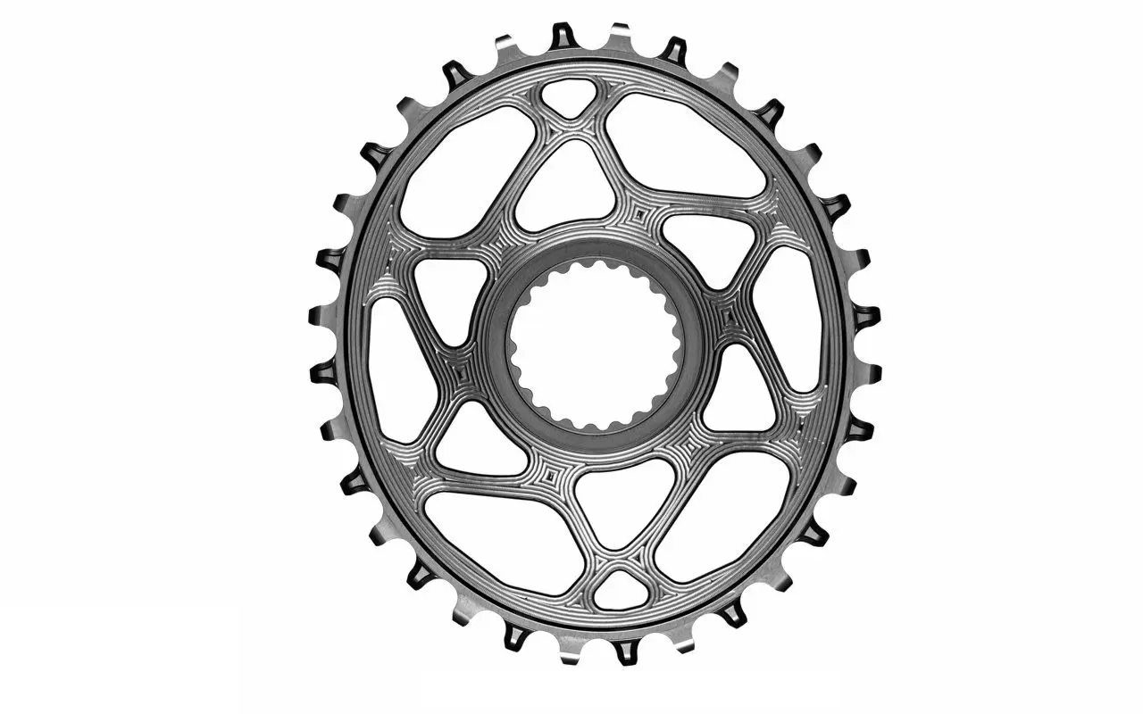 AbsoluteBLACK Shimano 32T | HG+ Oval Kedjedrev Grå | 1x12