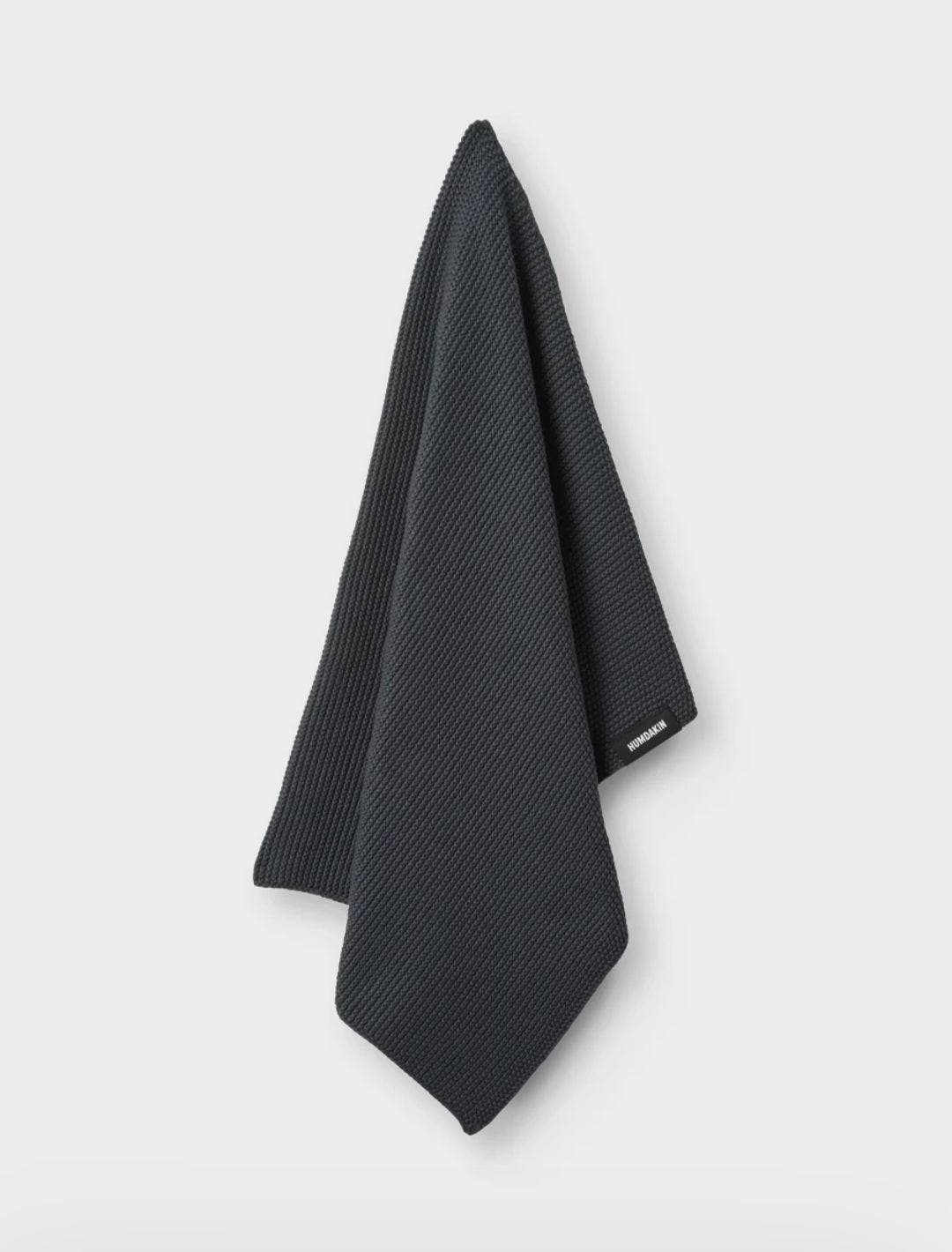 Humdakin - Strikket Viskestykke, 2 stk., Fås i 3 farver - Asphalt, Steel Grey & Bison Brown - Steel Grey