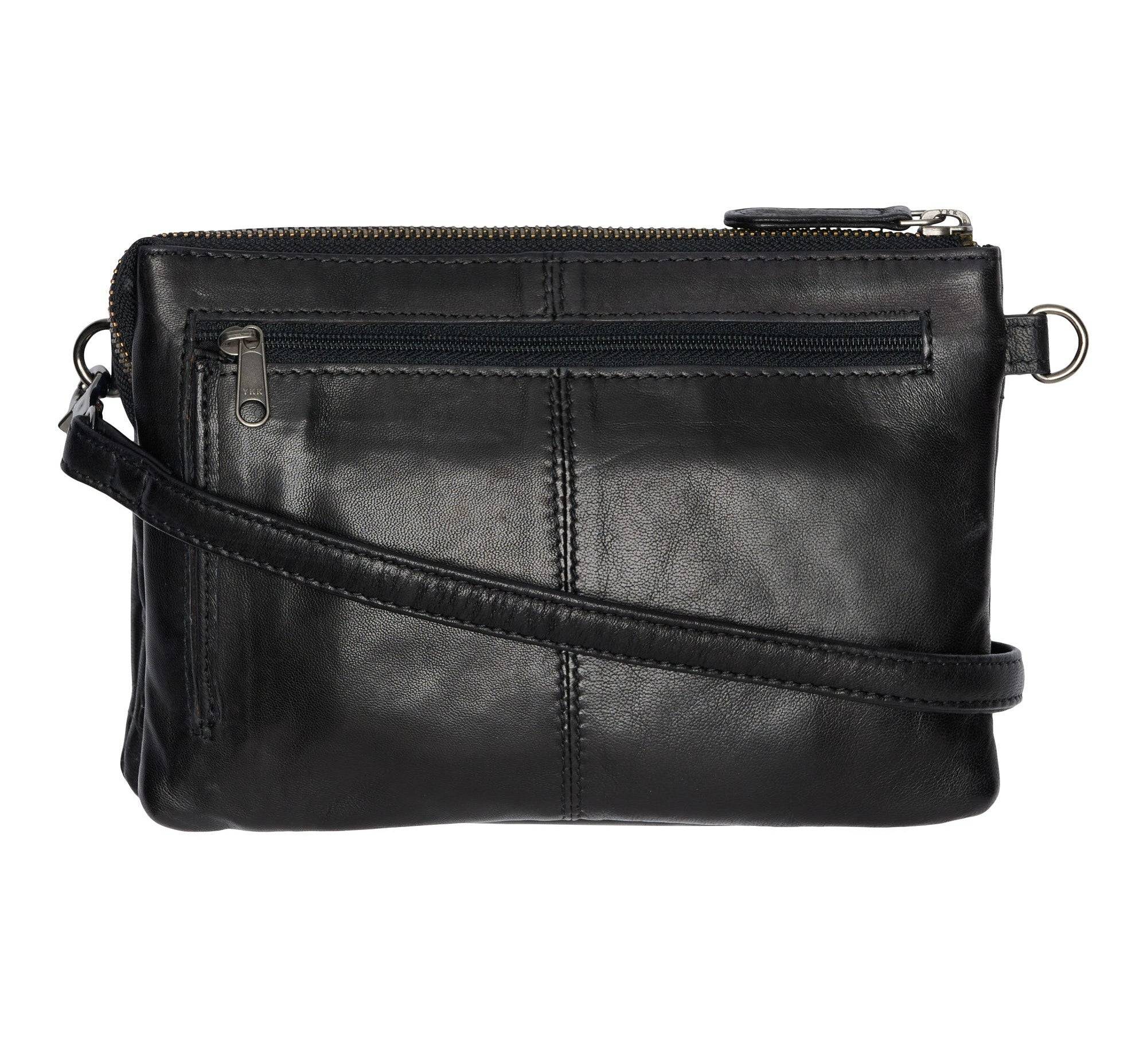 Crossbody-väska i läder - En storlek