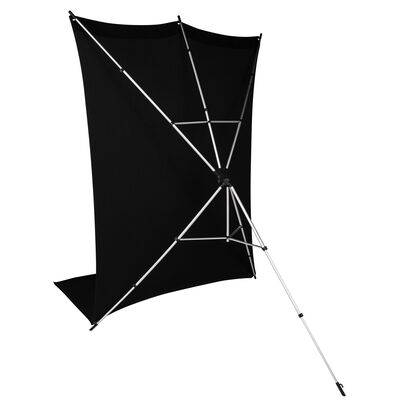 Rollei X-Drop baggrundsstativ + baggrund 3,0 m  sort