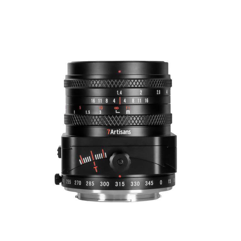 7Artisans Tilt-Shift 50mm f/1,4 för Sony E (APS-C)