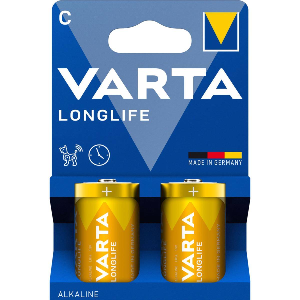 Varta: Longlife C / LR14 Batteri 2-pack