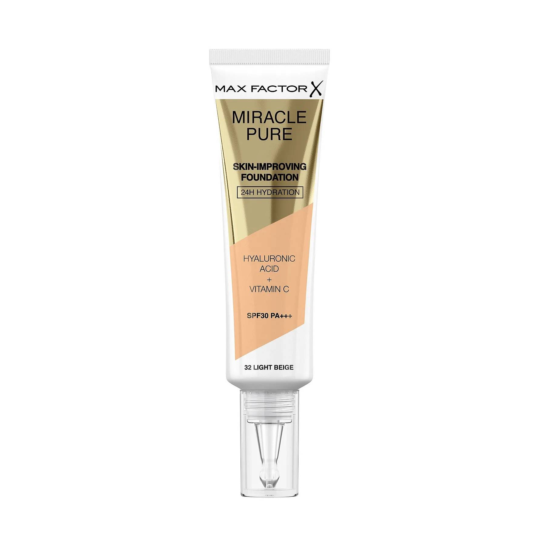 Max Factor - Miracle Pure Skin-Improving Foundation  -32 light beige