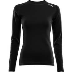 Aclima WarmWool Crew Neck Dame Jet Black M
