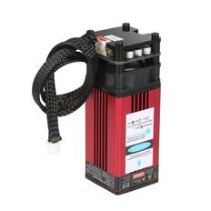 Lasermodul 450nm Gravering Laserhuvud Högprecisionsgravering Metall Trä Akryl för laser 30W vinröd färg