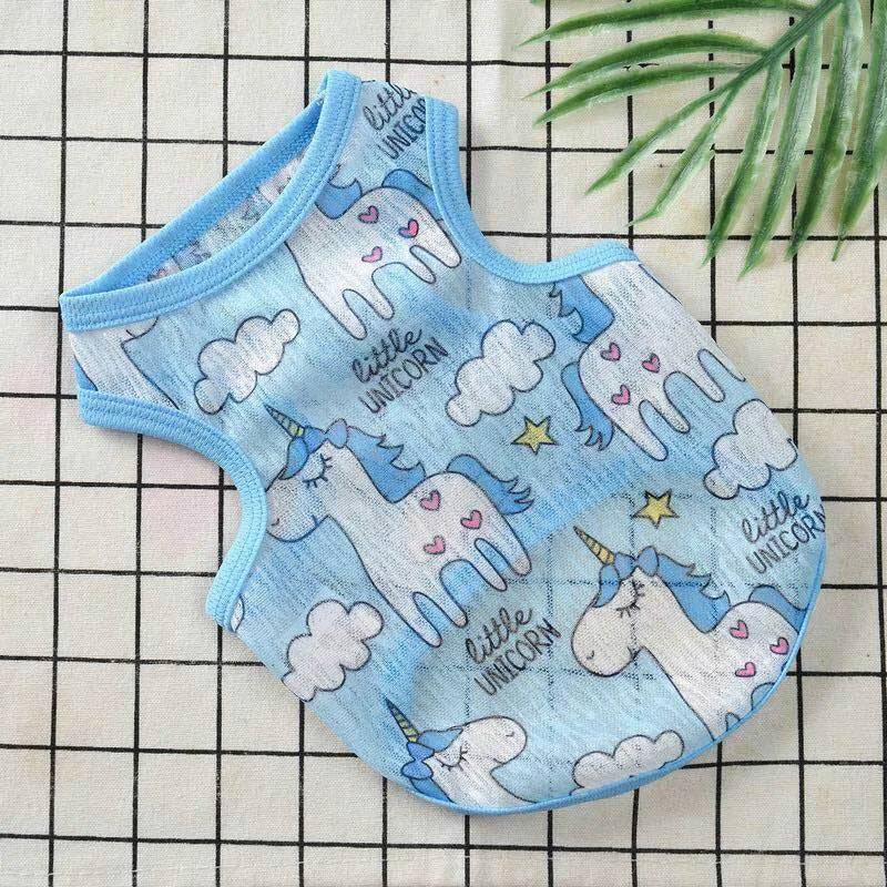 Printed Sun Protection Vest for Cats, Kittens & Small Pets | Ultra-Thin Summer Clothing | XS–XL - Horse / XS suit 0.6-1.2kg / SPC (XS suit 0.6-1.2kg)