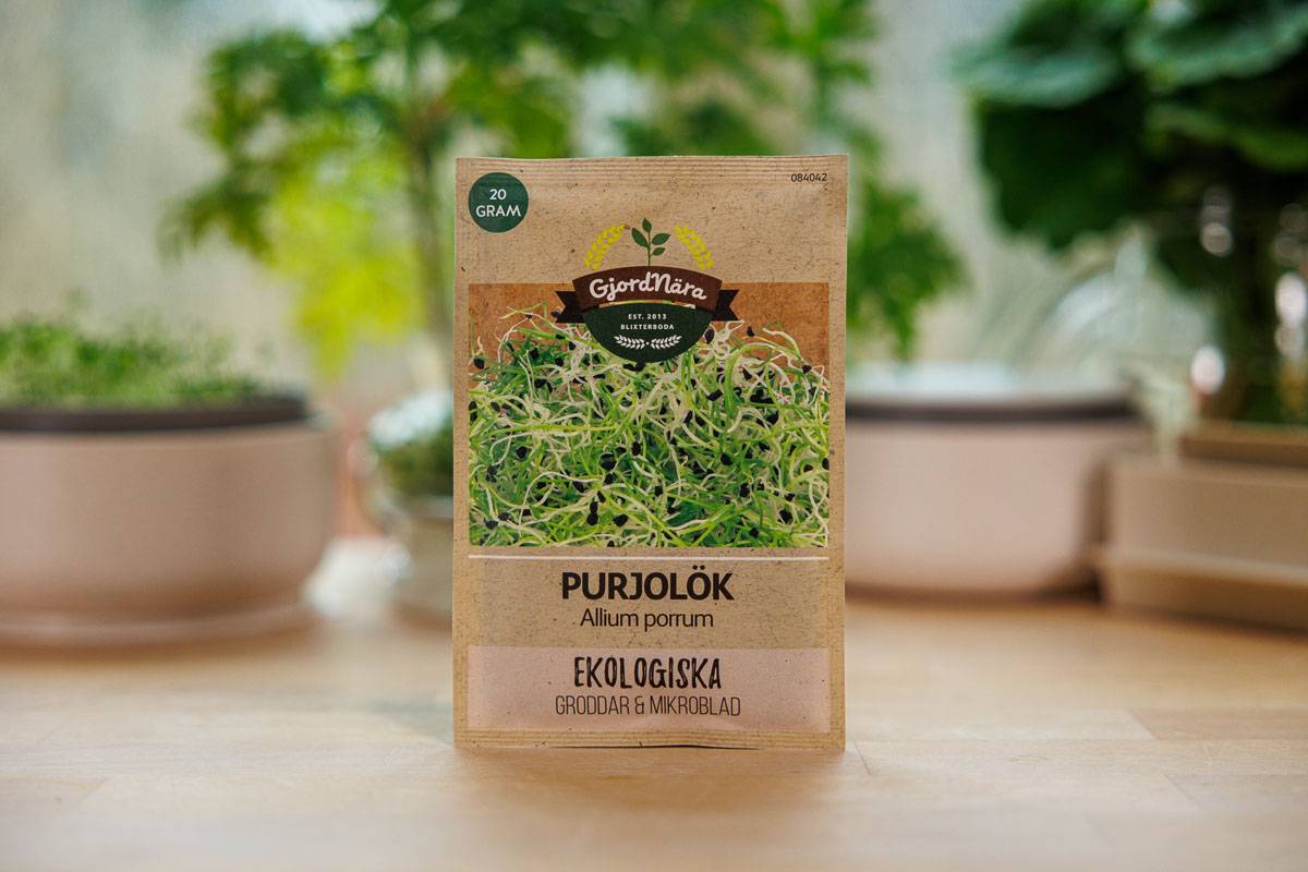 Purjolök – Groddar & mikroblad 20g