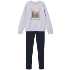 Name It Sweatset - Sweatshirt/Sweatpants - NkfOliana - Orchid PE - Name It - 10 år (140) - Sweatset