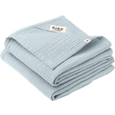 BIBS Muslin Cloth 2-Pack 70 x 70 cm Baby Blue 2 st