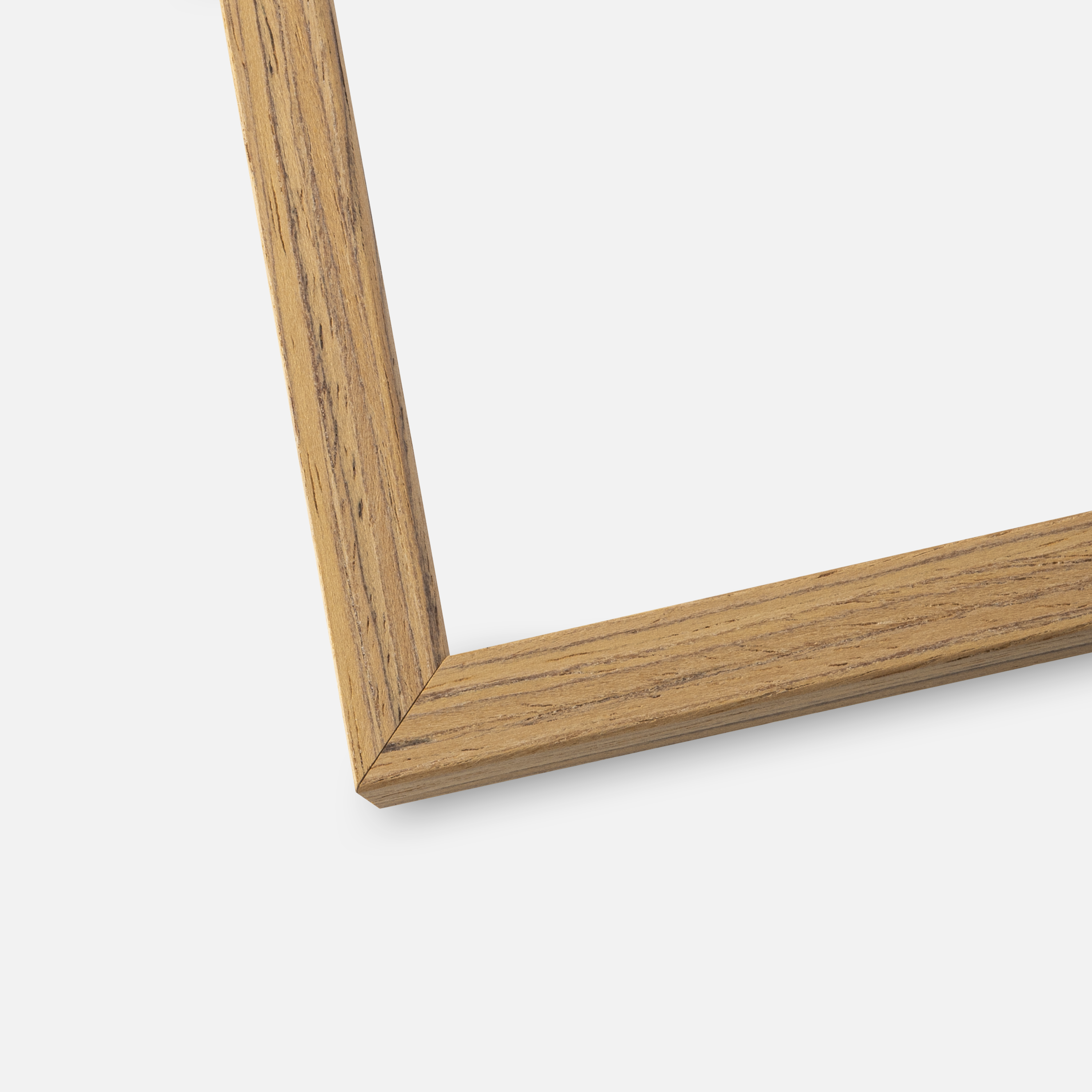 Ram Edsbyn Glas Teak 20x20 cm - Passepartout Vit 4x4 inches