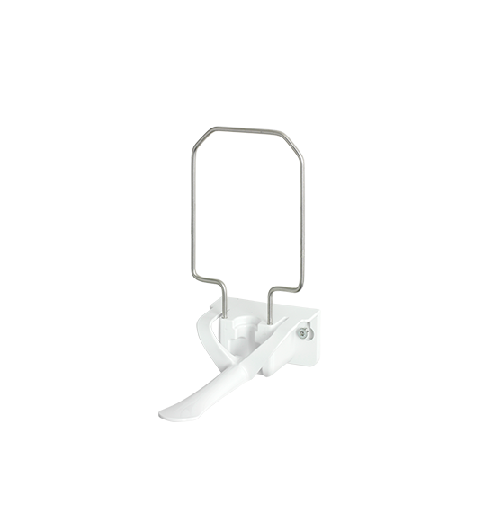 Dispenser med 14 cm arm, passar 0,5 l påsar. För tvål, grädde och handdesinfektionsmedel - CombiPlum EASY