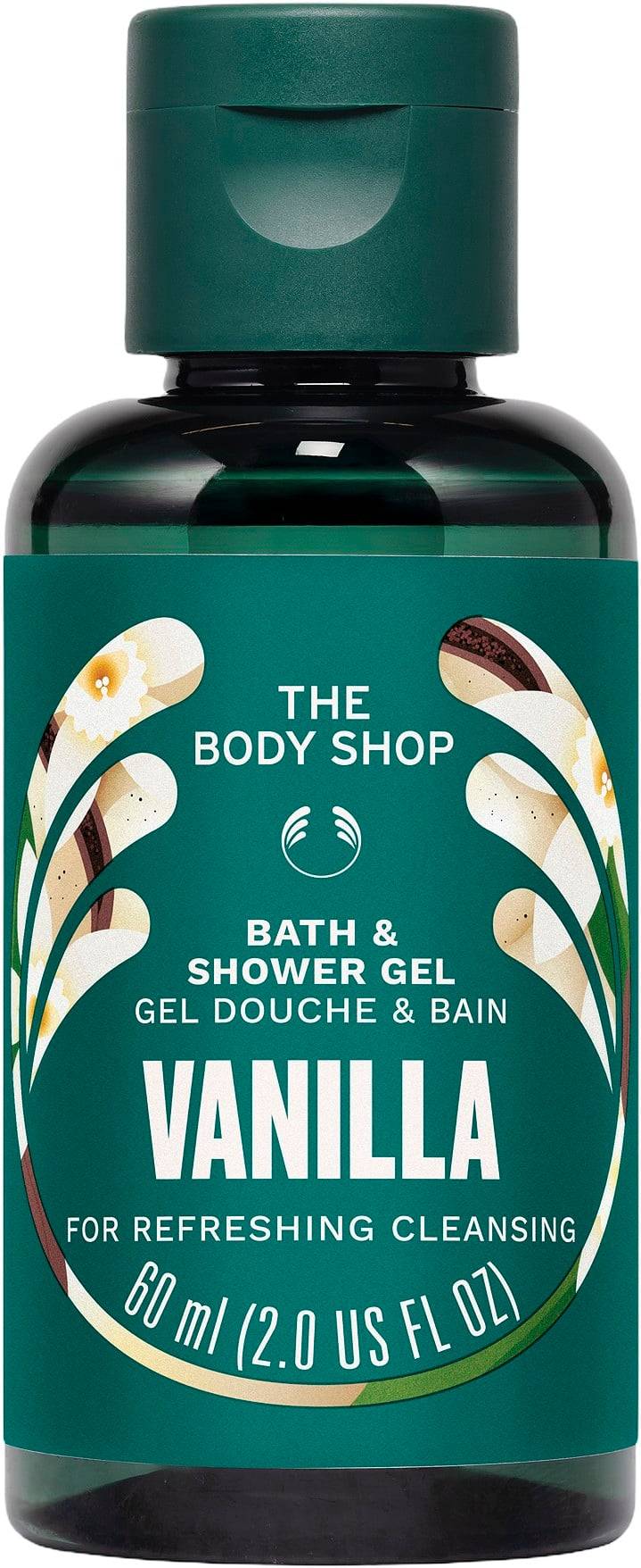 The Body Shop Vanilla Bath & Shower Gel 60ml - Shower Gel hos Magasin.