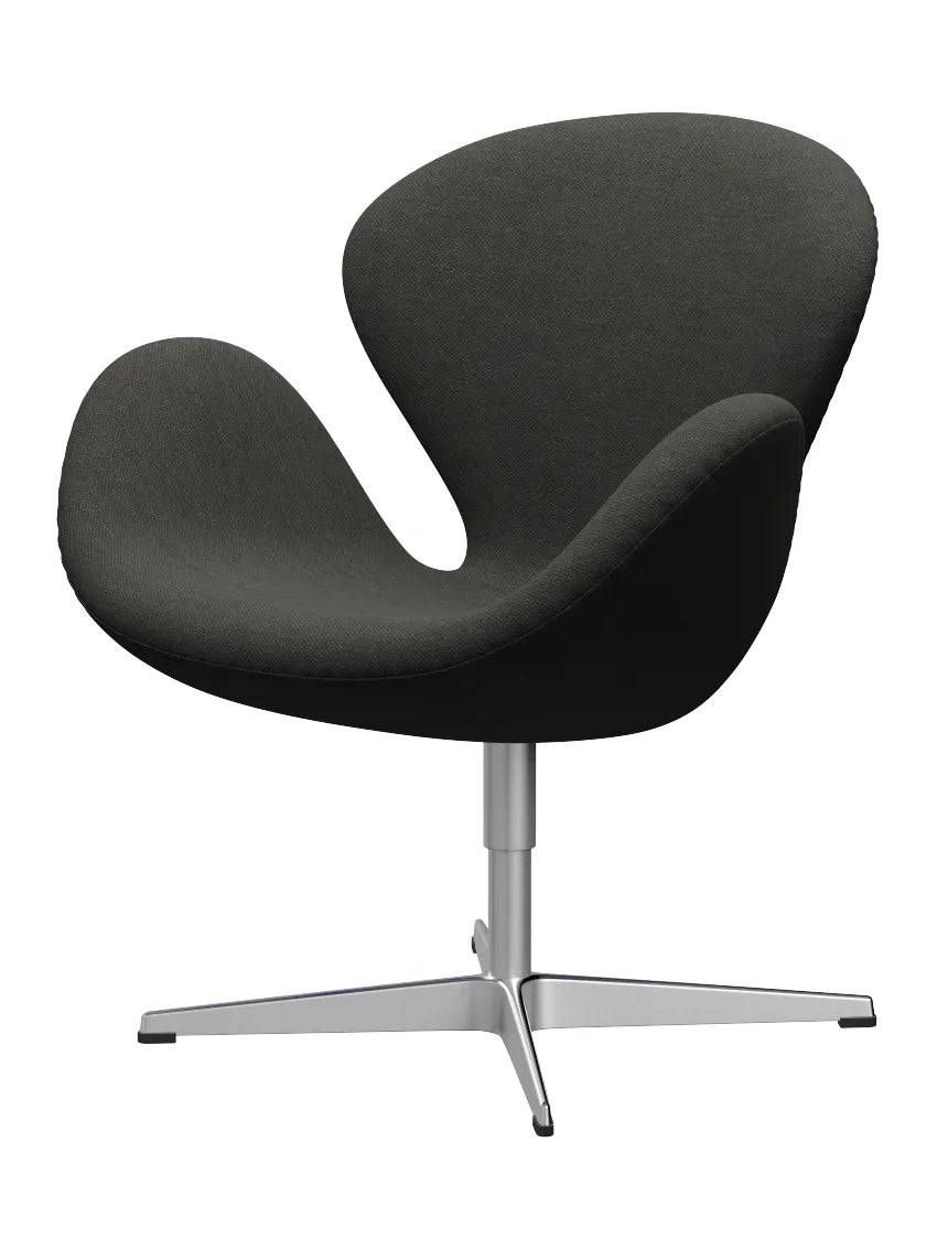 3320 Svanen i stof (prisgruppe 2) af Arne Jacobsen Fiord / 391 Sort/Brun - Jacobsen Plus