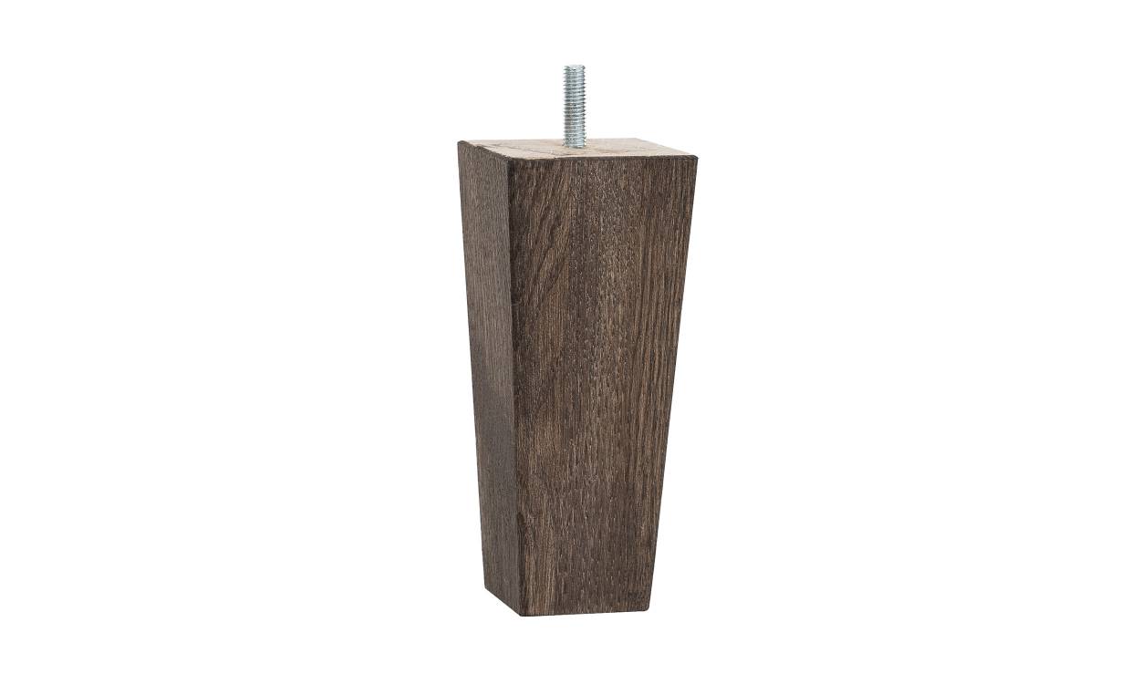 KON Sängben 15 cm Mörkbrun 4-pack