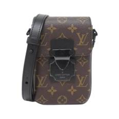 Louis Vuitton Vintage, Pre-owned, Herre, Brun, ONE SIZE, Uld, Pre-owned canvas tasker