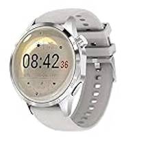 JINSHANGZI Ny GT-4 Pro Max smartklocka män större full pekskärm bluetooth samtal puls vattentät smartklocka sport tracker klockor (silver)