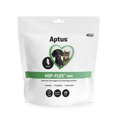 Aptus Hop-Flex MINI til hund og kat som bidrager til god ledfunktion. 60 Tyggetabletter.