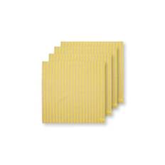 Set/4 Napkins Stripes Yellow 40x40cm