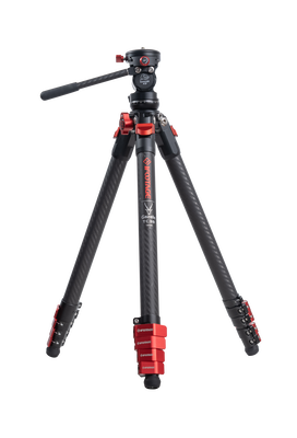 Gazelle TC3B Tripod i kolfiber med Komodo K3 Videohuvud