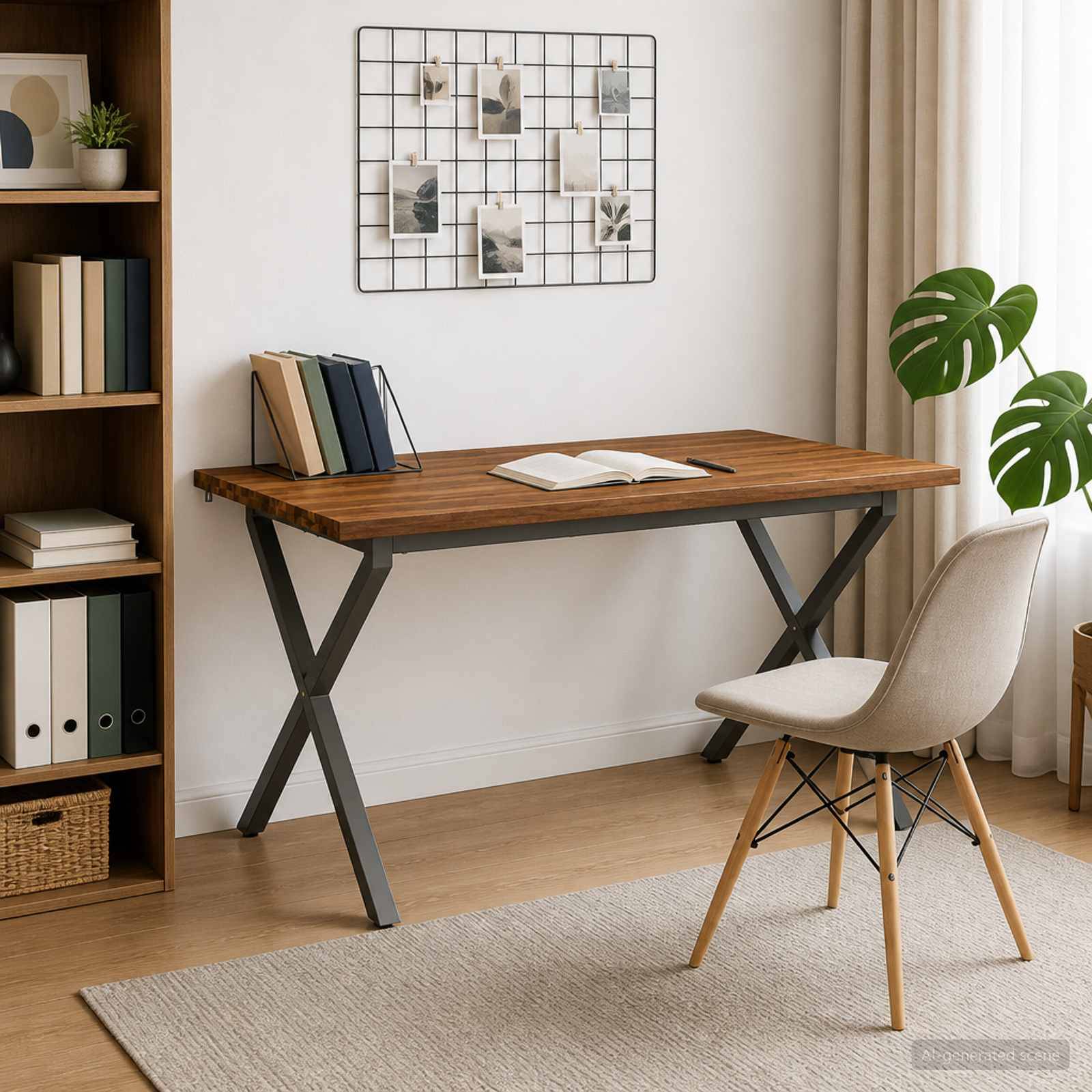 vidaXL Dining table med live edge 140 x 80 x 75 cm Massivt Akacietræ