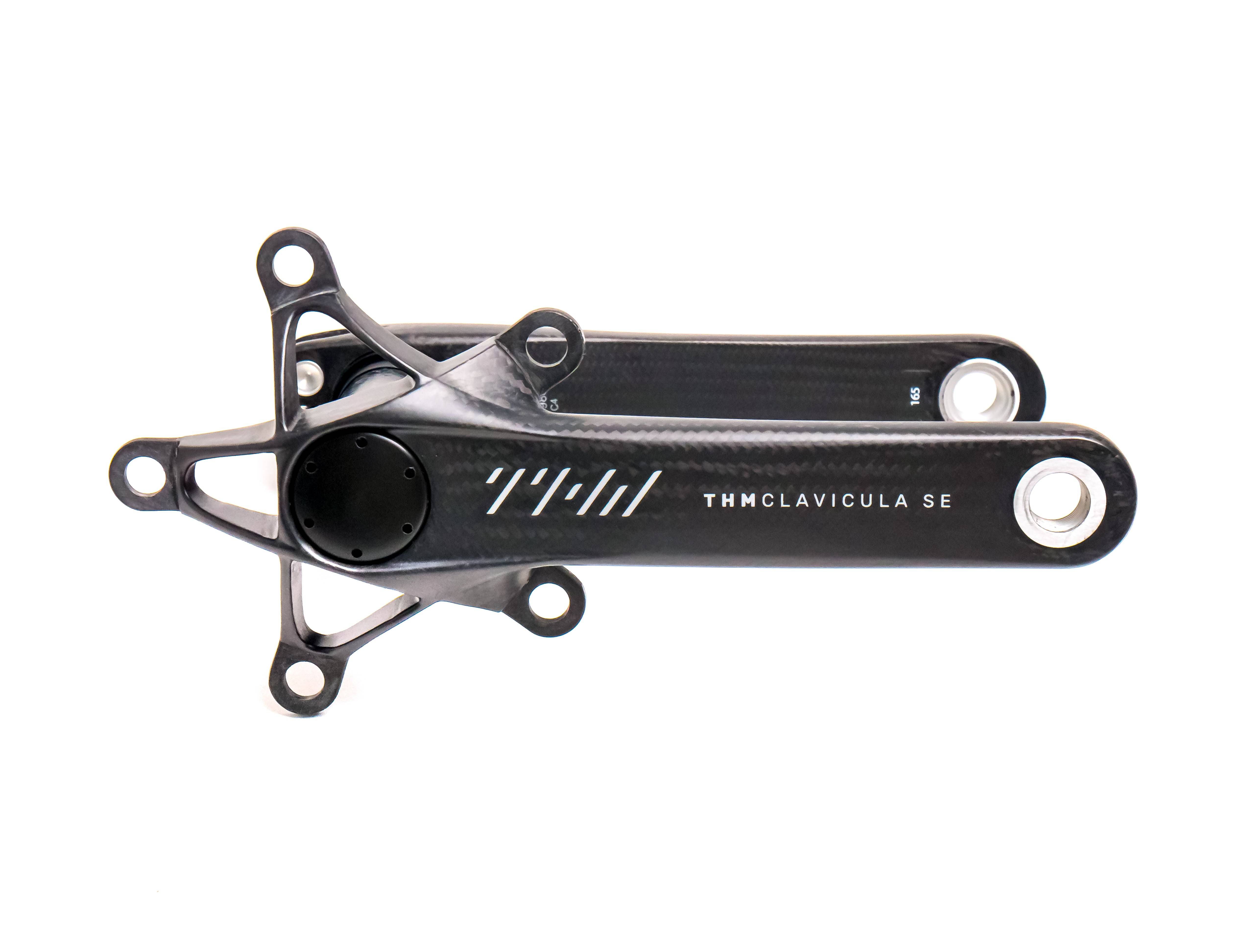 THM Clavicula SE Compact Power Meter Matt - Carbon Matt / 165mm