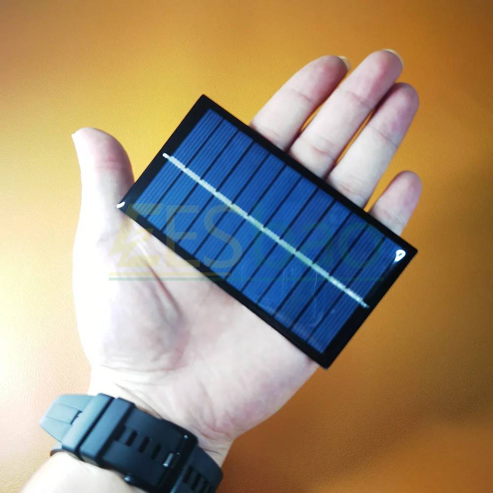 Solar Panel 6V 1W Mini Solar System DIY For Battery Cell Phone Chargers Portable Solar Cell Charge 3.7V 4.2V Lithium Battery