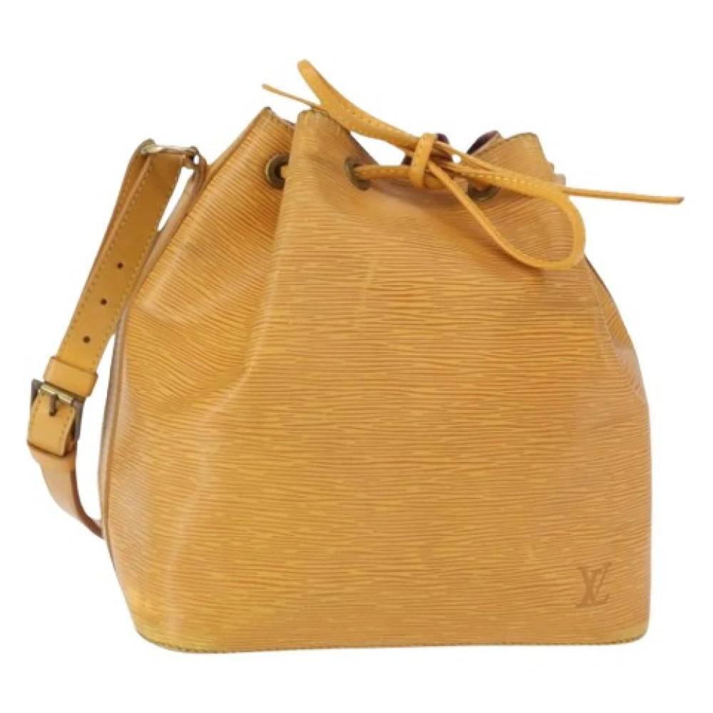Louis Vuitton Vintage Pre-owned Vintage Bucket Bag - Vintage - Dame - Gul - ONE SIZE - Læder
