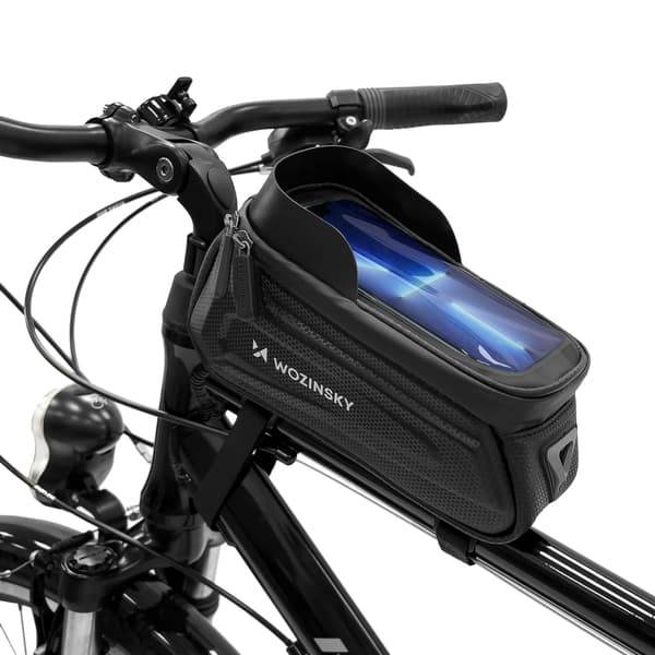 Wozinsky Cykelsteltaske med Mobilcover 1,7L Sort WBB28BK