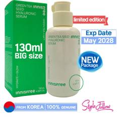 [INNISFREE] Green Tea Seed Hyaluronic Serum 130ml (BIG size) 1pc + Sample Gifts