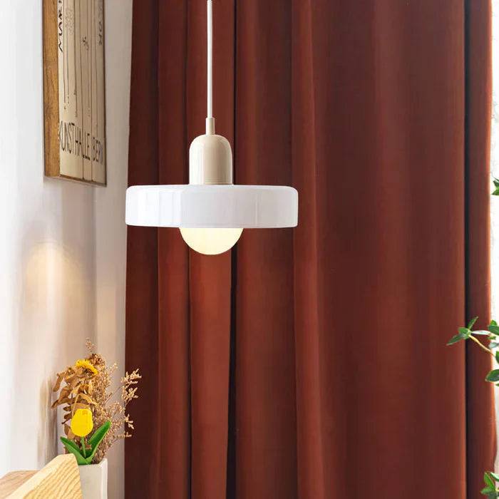 Lumiball Taklampa – Elegant Belyst Hänglampa för Stiliga Interiörer - Crème+Vit / 35CM