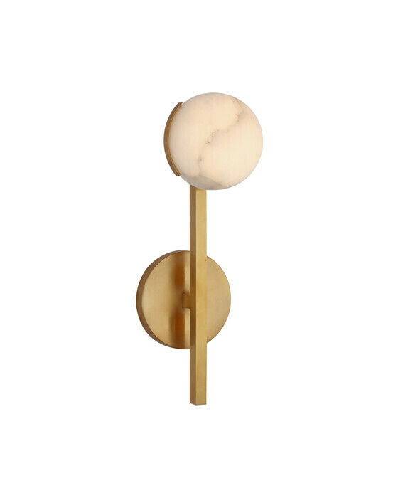 Pedra Petite Tail Sconce Antique Brass