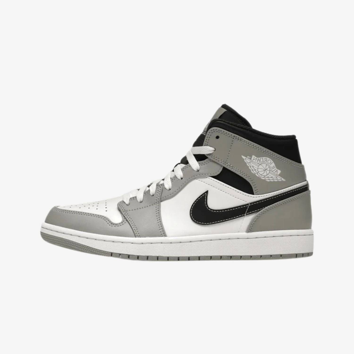 Air Jordan 1 Mid Light Smoke Grey Anthracite - 45.5